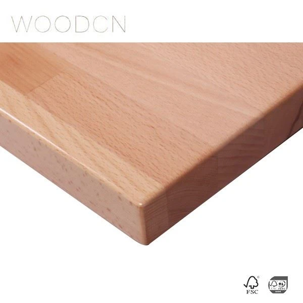 Beech Butcher Block Wood Dining Table