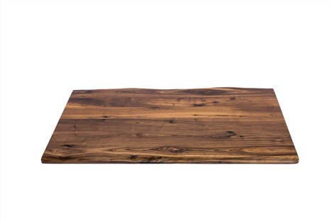 Blat de birou Live Edge din nuc negru