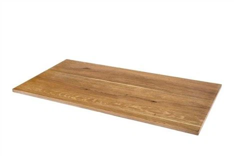 Birou electric de birou cu furnir din lemn de stejar alb 30x48x1''